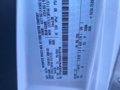 2025 Ford E-Series Cutaway base - E-450 DRW 176 WB 16-foot Utilimaster Box