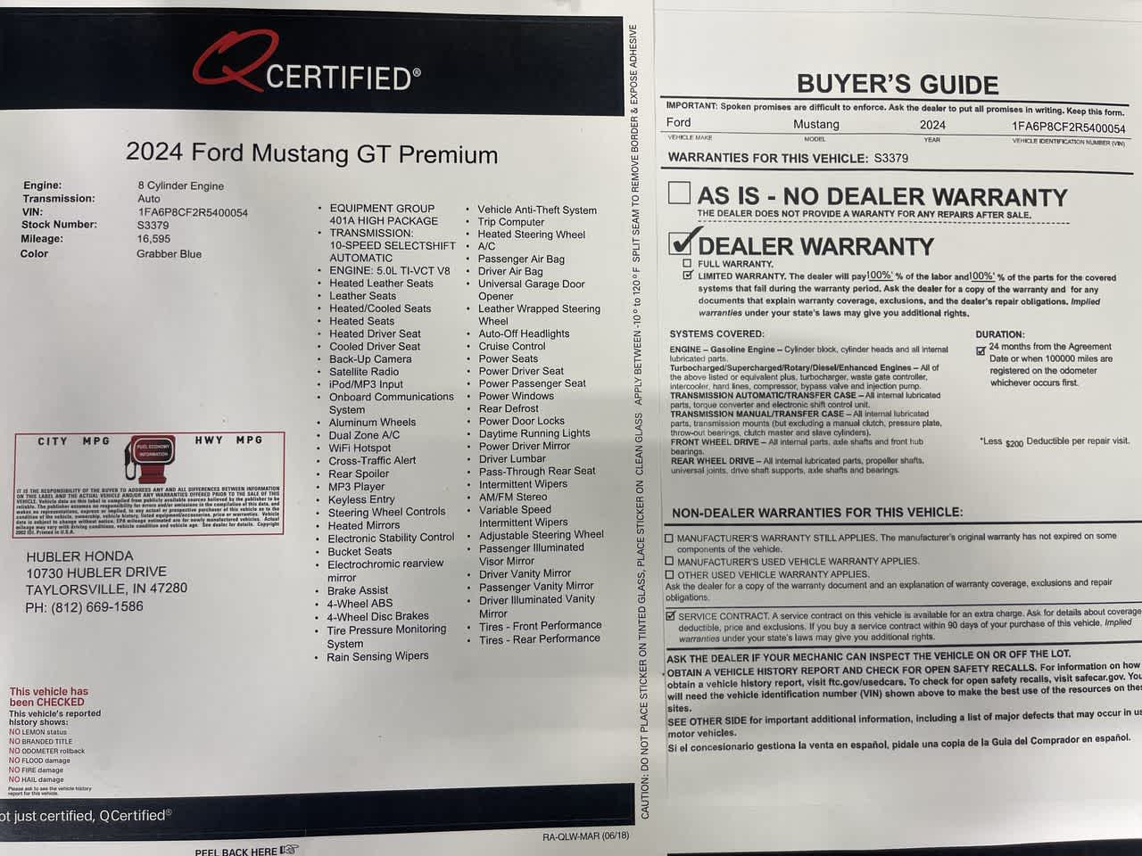 2024 Ford Mustang GT Premium