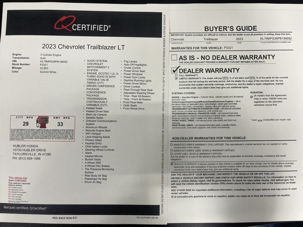 2023 Chevrolet Trailblazer LT