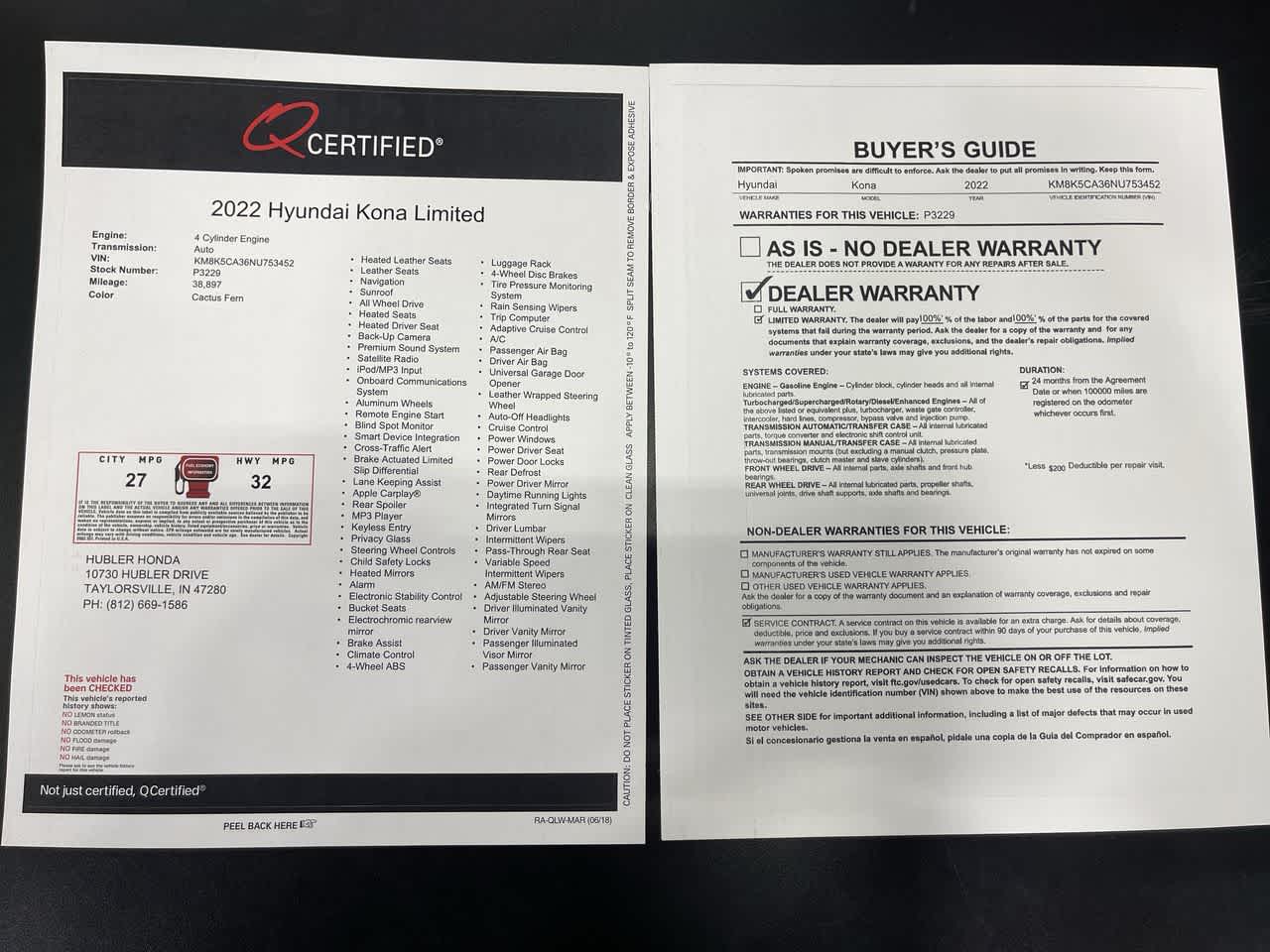 2022 Hyundai Kona Limited