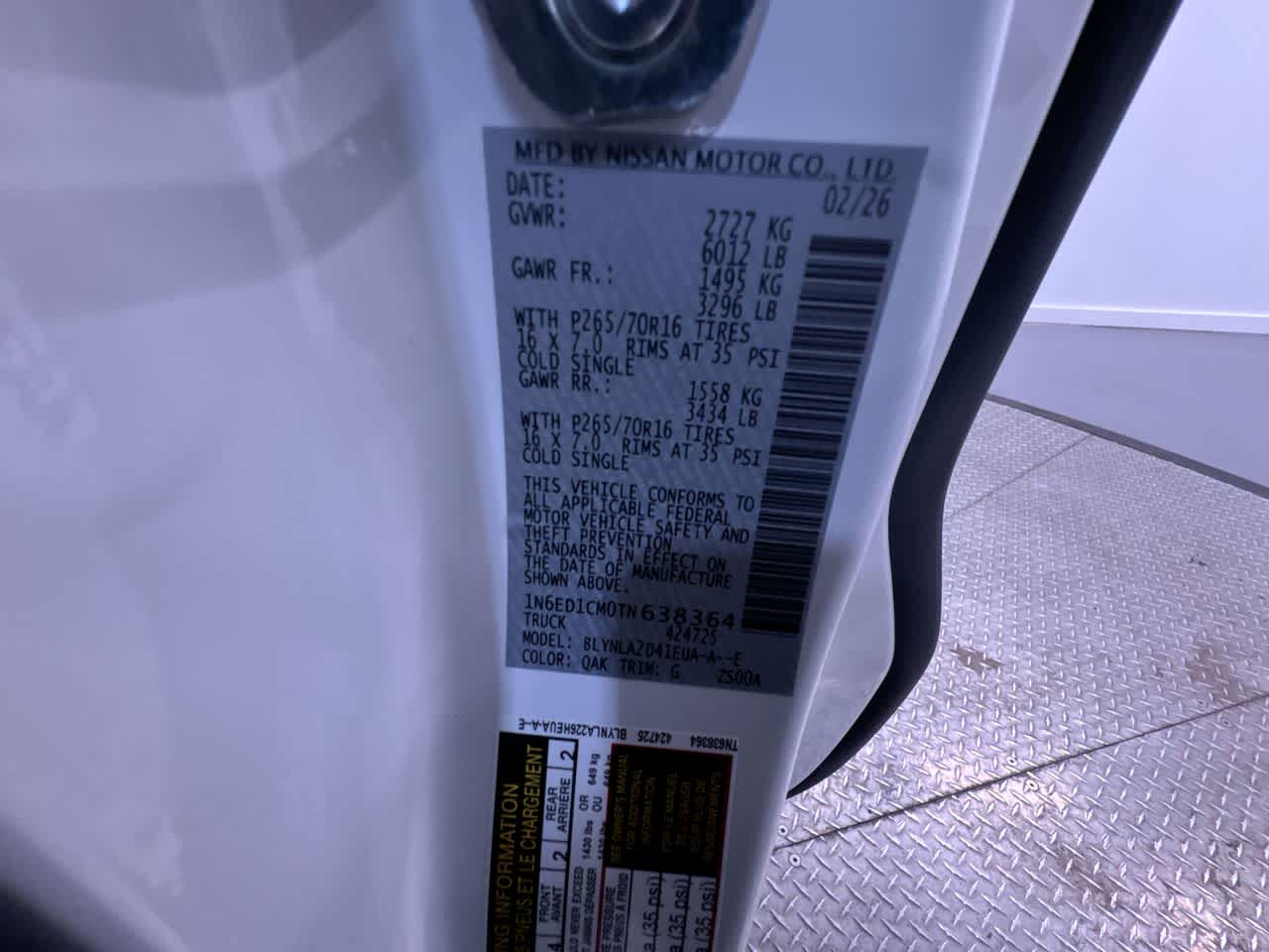 2026 Nissan Frontier S