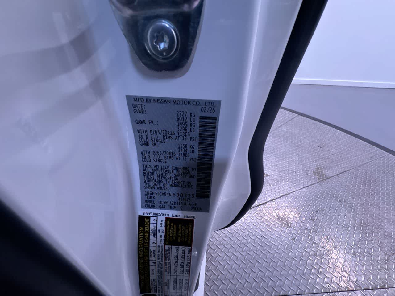 2026 Nissan Frontier S